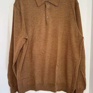 Vintage J. Ashford Men's XL Fine Merino Wool Pullover - Oversized Grandpa core